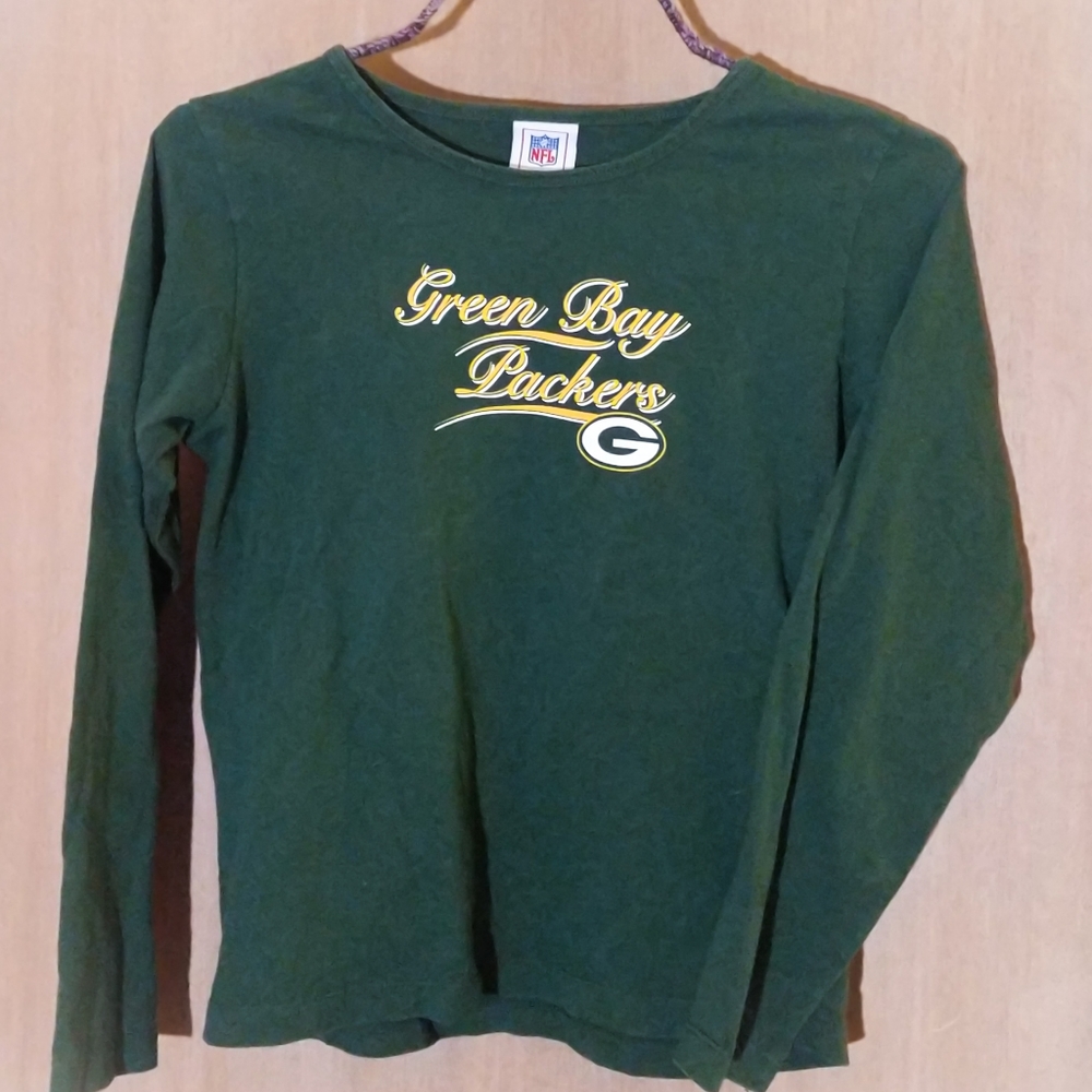 Vintage Green Bay Packers Long Sleeve Tee - Small